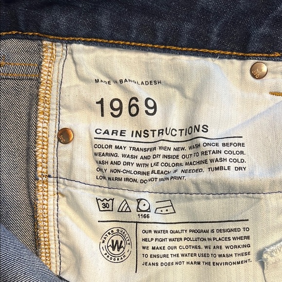 GAP Real Straight Women's Blue Jeans 30L - Picture 5 of 6